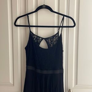 Black maxi dress